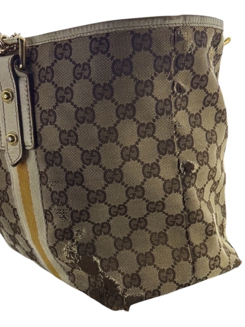 Gucci REHAB Brown
Monogram Tote with intact authentic charms - Picture 7 of 11